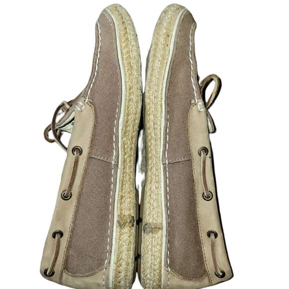 Sperry Slip On Moccasin Style Boat Deck Shoes sz 8.5 - Picture 5 of 8
